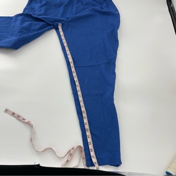 Jaanuu Men’s Ankle Zip Athletic Style Scrub Pants Royal Blue XL - Picture 8 of 9